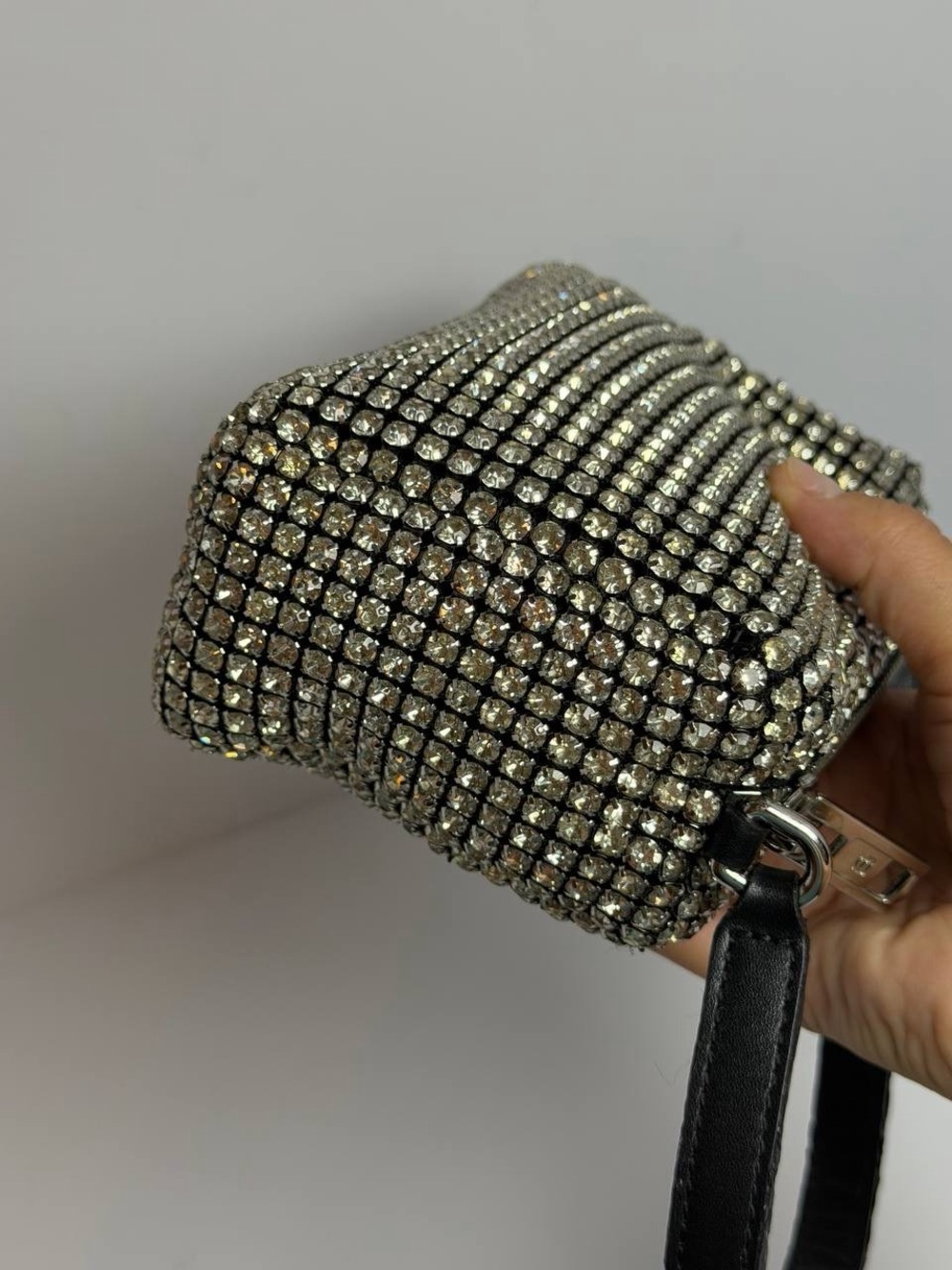 Alexander Wang Heiress Pouch Shimmer Evening Bag - Picture 12 of 16